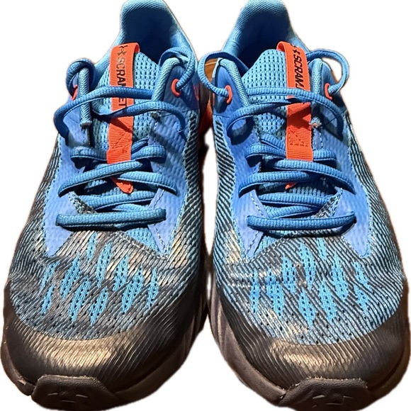 Under Armour men boys red blue sneakers - Picture 2 of 4